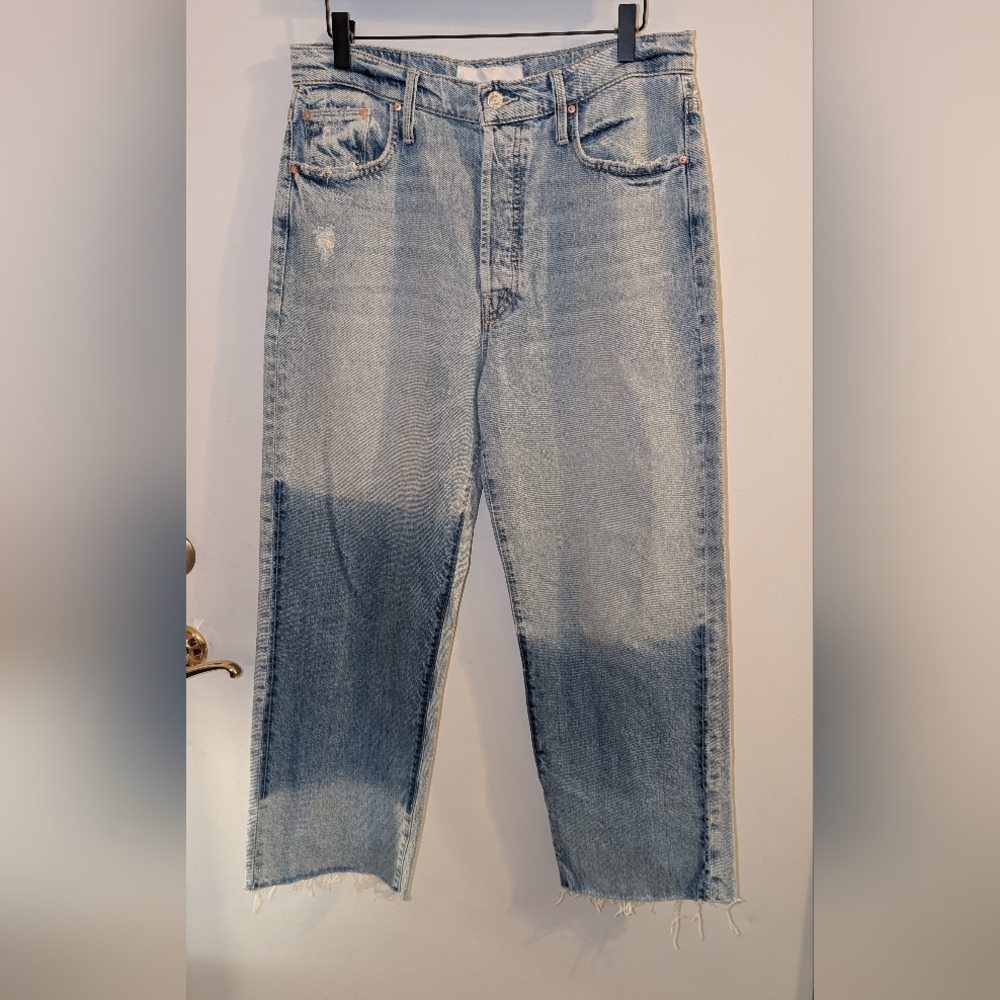 Mother The Rambler Ankle Fray Jeans Size 31